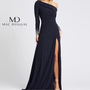 Mac Duggal Cassandra Stone 12231D